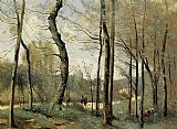 Jean-Baptiste-Camille Corot First Leaves, near Nantes painting